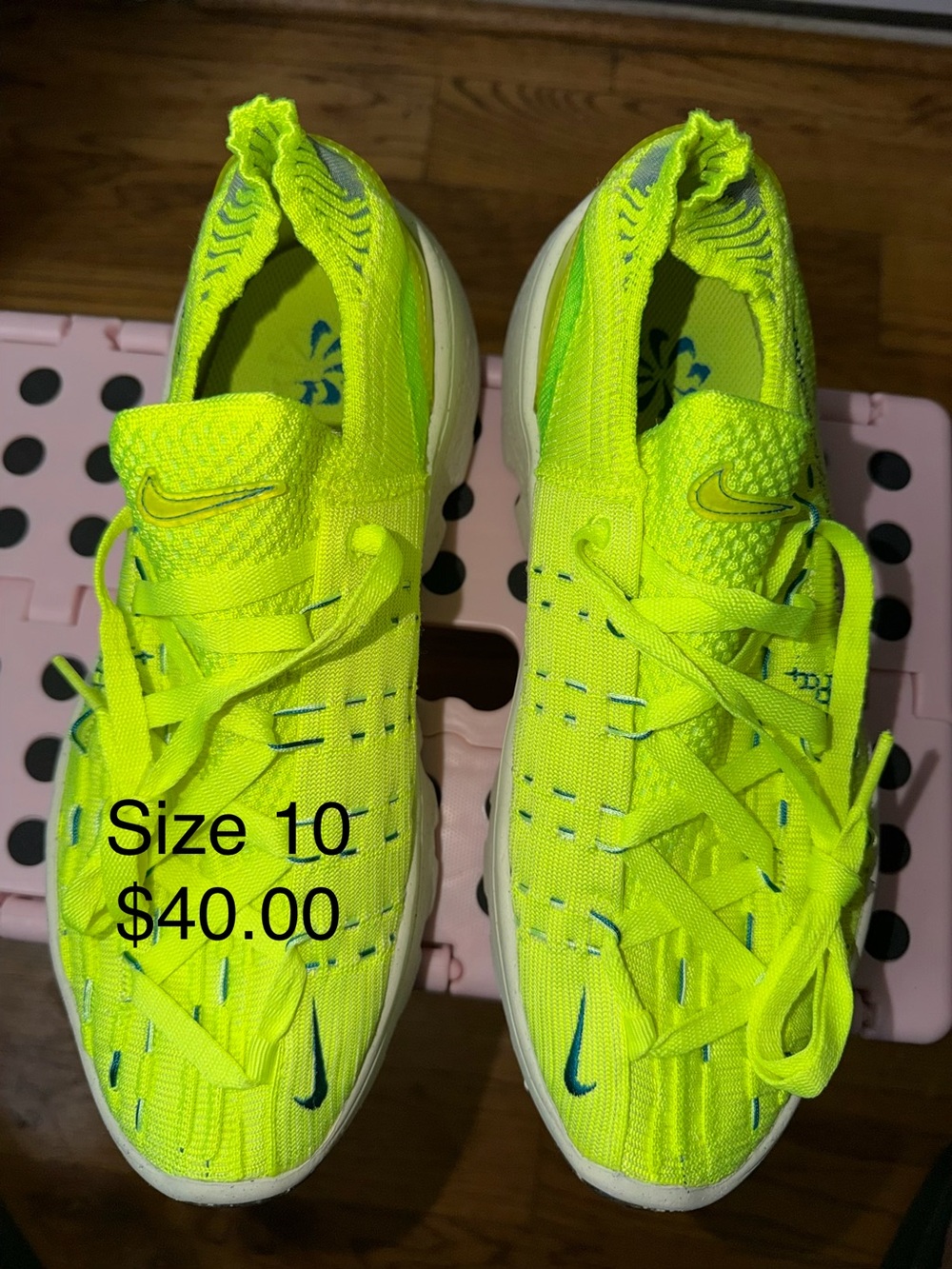 Nike Neon Yellow Slip-On Sneakers